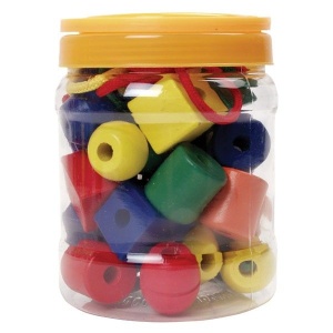 Margele mari din lemn colorate (0564-VI)