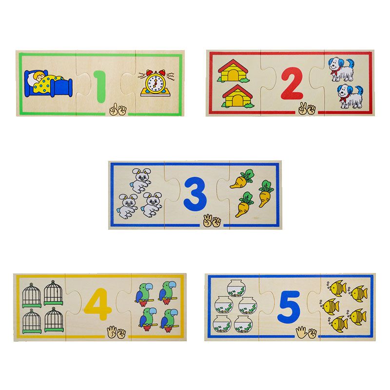 Puzzle lemn <br />Invatam numerele Puzzle lemn Invatam numerele (2576-FA)