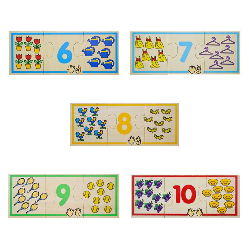 Puzzle lemn <br />Invatam numerele Puzzle lemn Invatam numerele (2576-FA)