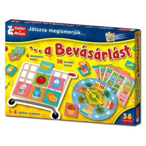 Játszva ismerjük meg a bevásárlást társasjátek (0037-KM)