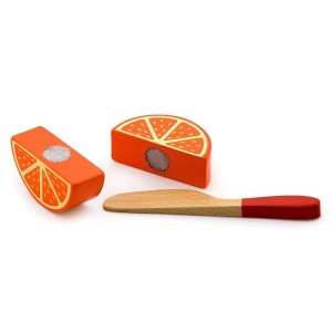 Fructe feliabile din lemn pe tavita, dimensiune: 22x15x3 cm – fotografie produs