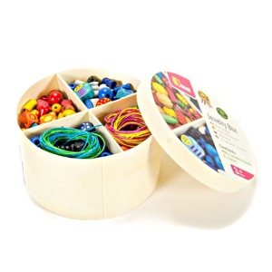 Margele din lemn in cutie (0737-FA)