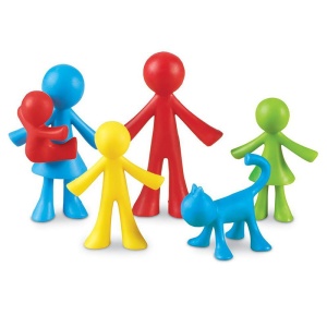 Set figurine de sortat si numarat <br />Familia mea (LER3660)