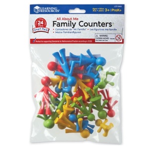 Set figurine de sortat si numarat Familia mea (LER3660)