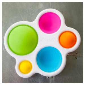 Jucarie senzoriala cu butoane moi, Fat Brain Toys, culoare: Multicolor, dimensiune: cm – fotografie produs