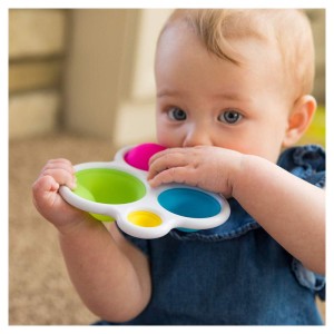 Jucarie senzoriala cu butoane moi, Fat Brain Toys, culoare: Multicolor, dimensiune: cm – fotografie produs