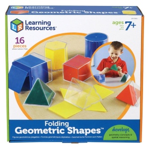 Forme geometrice pliabile 3D (16 piese) (LER0921)