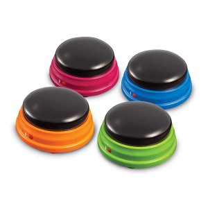 Buzzers cu functie de inregistrare, set de 4 buc., culoare: Multicolor, dimensiune: cutie: 19x5x20 cm – fotografie produs