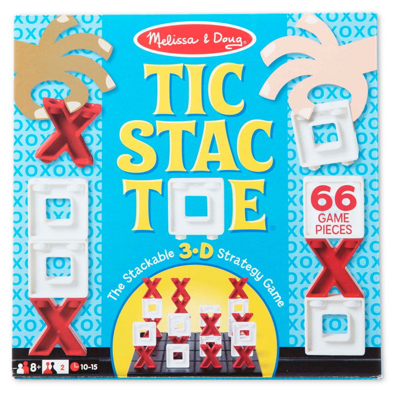 Tic Stac Toe – joc X si O versiune 3D Tic Stac Toe - joc X si O versiune 3D (MD2097)