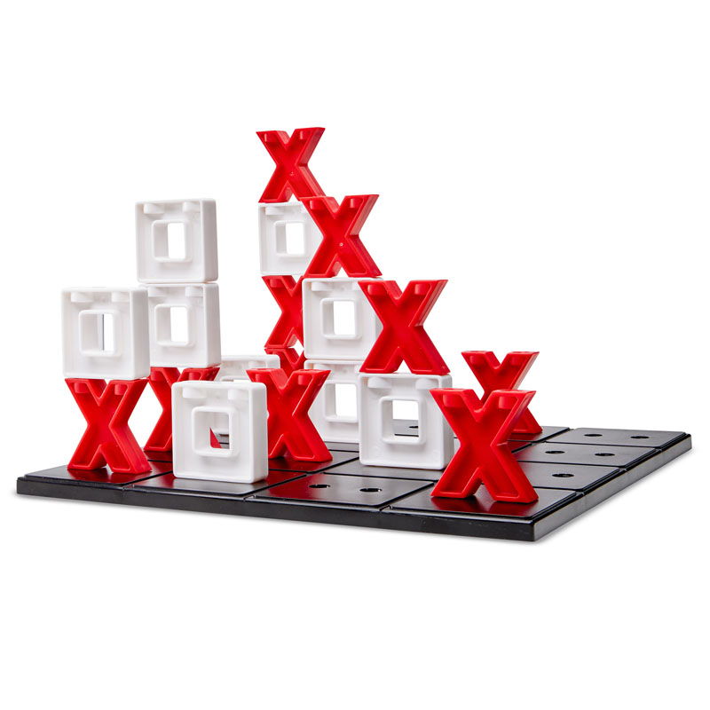 Tic Stac Toe – joc X si O versiune 3D Tic Stac Toe - joc X si O versiune 3D (MD2097)