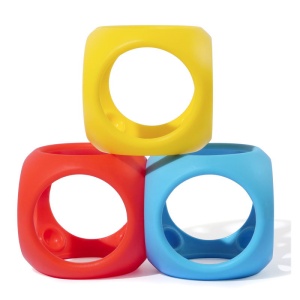Oibo - set 3 jucarii senzoriale flexibile (MK43420)