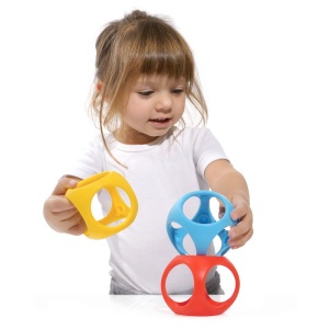 Oibo - set 3 jucarii senzoriale flexibile (MK43420)