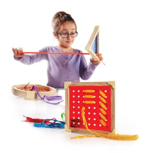 Geo Shape, set de insiretat cu ghiduri, Guidecraft, culoare: Multicolor, dimensiune: cutie: 38x9x25 cm – fotografie produs