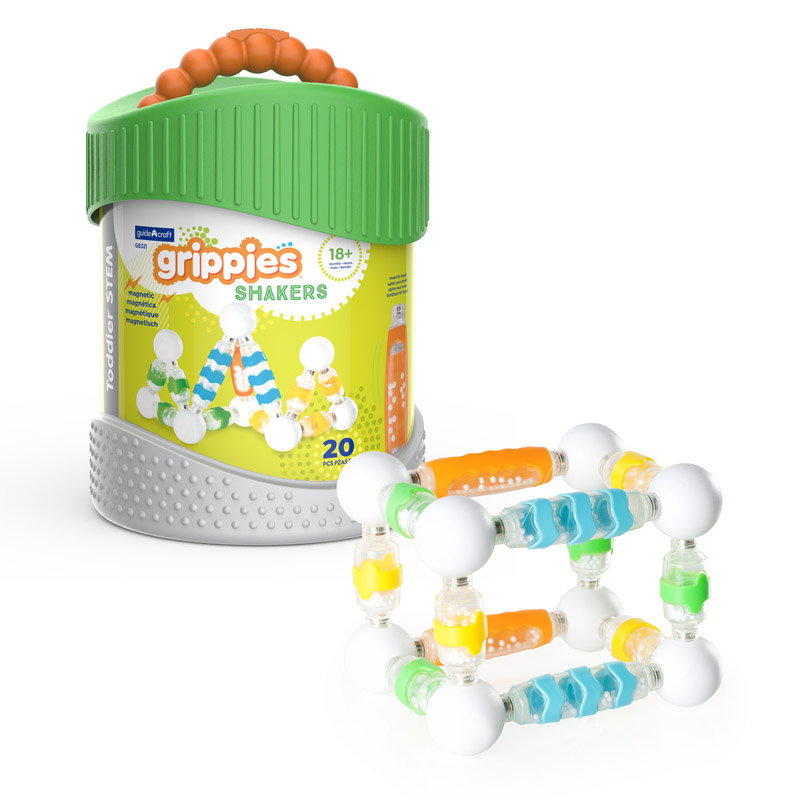 Grippies Shakers set magnetic senzorial (20 piese) Grippies Shakers set magnetic senzorial (20 piese) (G8321)
