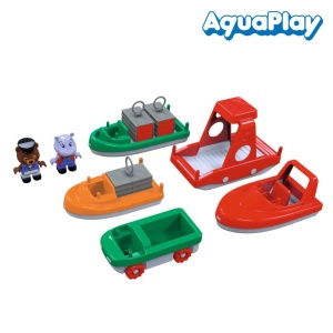 AquaPlay BoatSet set vehicule (7 piese) (AQP0261)