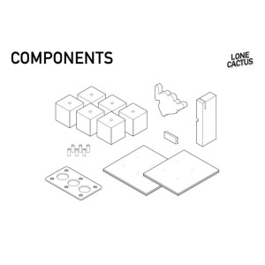 Lone Cactus Motel, culoare: Multicolor, dimensiune: cm – fotografie produs