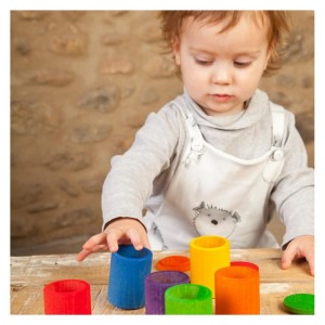 Cupe colorate cu capac, Grapat, culoare: Multicolor, dimensiune: 6 cm – fotografie produs