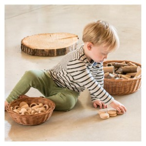 Nins rings & coins natur, Grapat, culoare: Natur, dimensiune: omulet: 6 cm – fotografie produs