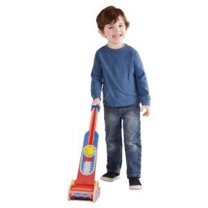 Aspirator din lemn cu accesorii, Melissa & Doug, culoare: Multicolor, dimensiune: 51x17x15 cm – fotografie produs