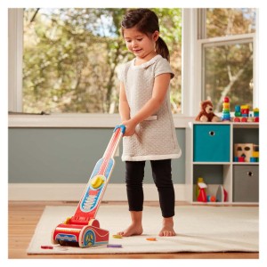 Aspirator din lemn cu accesorii, Melissa & Doug, culoare: Multicolor, dimensiune: 51x17x15 cm – fotografie produs