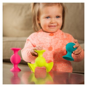 Set senzorial bebelusi PipSquigz, Fat Brain Toys, culoare: Multicolor, dimensiune: cutie: 25x23x6 cm – fotografie produs