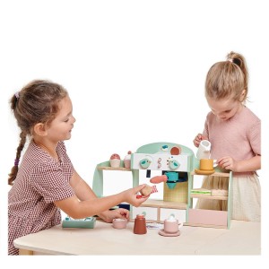 Birds Nest Café cu 40 de accesorii, Tender Leaf Toys, culoare: Multicolor, dimensiune: 50x27x13 cm – fotografie produs