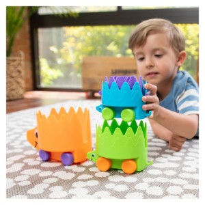 Familia aricilor, joc de stivut, Fat Brain Toys, culoare: Multicolor, dimensiune: 21x12x12 cm – fotografie produs