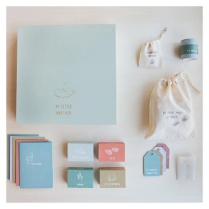 Cutie pentru amintiri bebe, Little Dutch, culoare: Multicolor, dimensiune: 30x30x6 cm – fotografie produs