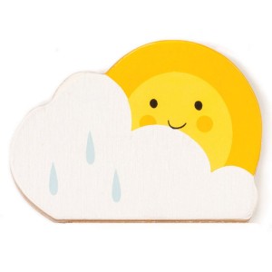 Rainmaker jucarie senzoriala din lemn, culoare: Multicolor, dimensiune: 29x8x2 cm – fotografie produs