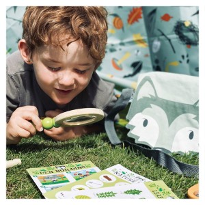 Set excursie Forest Trail Kit cu patura si gentuta, culoare: Multicolor, dimensiune: 40x40x4 cm – fotografie produs