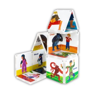 Magna-Tiles, Din cap pana in picioare, Eric Carle, culoare: Multicolor, dimensiune: cutie: 17x7x17 cm – fotografie produs