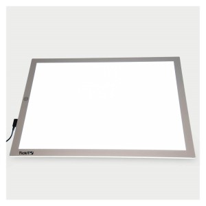 Panou luminos LED, dimensiune A3, TickiT, culoare: Alb, dimensiune: 46x34x1 cm – fotografie produs
