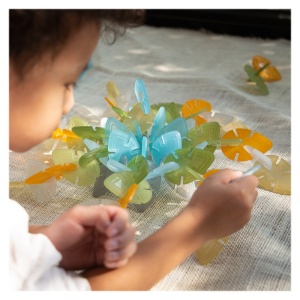 Interlox, frunze interconectabile, 96 piese, Guidecraft (G16833)