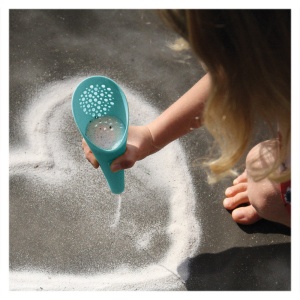 Cuppi, set lopetica cu sita si minge, albastru, Quut Toys, culoare: Albastru, dimensiune: 7x5x16 cm – fotografie produs