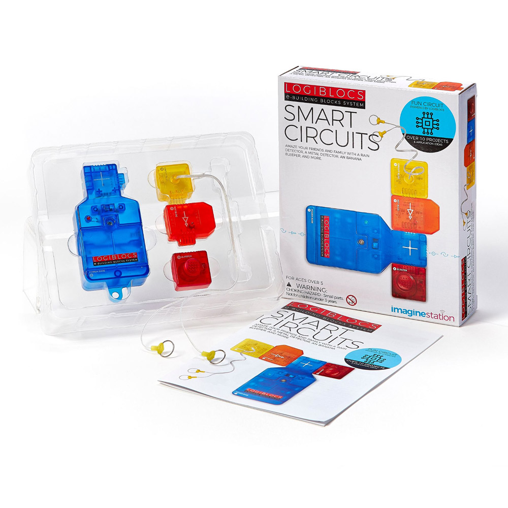 Kit electronic STEM Logiblocs, Smart Circuits Creatoys.ro