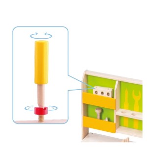 Banc de lucru cu scule, Wonderworld, culoare: Multicolor, dimensiune: 34x41x76 cm – fotografie produs