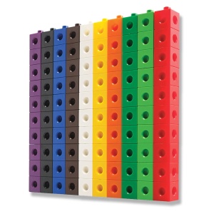 Linking Cubes, set 100 cuburi interconectabile (EDX-53835)