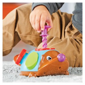 Ariciul Spike, joc de motricitate fina, Learning Resources, culoare: Multicolor, dimensiune: 12x16x10 cm – fotografie produs