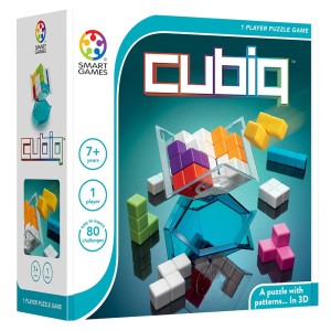 Cubiq, puzzle de logica 3D, SMART GAMES, culoare: Multicolor, dimensiune: 24x6x24 cm – fotografie produs