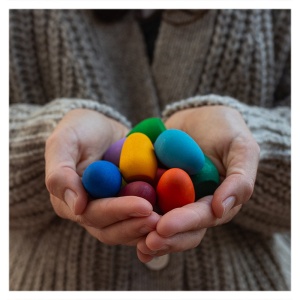 Mandala Rainbow Eggs, 36 piese, Grapat (GRP-21-223)