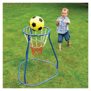 Cos de baschet cu suport portabil, culoare: Multicolor, dimensiune: 86x40 cm – fotografie produs