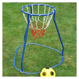 Cos de baschet cu suport portabil, culoare: Multicolor, dimensiune: 86x40 cm – fotografie produs