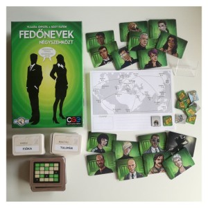 Fedőnevek Négyszemközt társasjáték, culoare: Multicolor, dimensiune: cm – fotografie produs