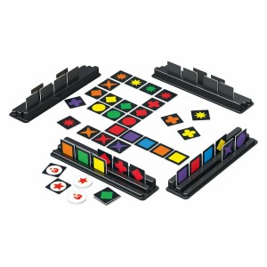 Qwirkle Travel, in cutie metalica, culoare: Multicolor, dimensiune: 11x18x4 cm – fotografie produs