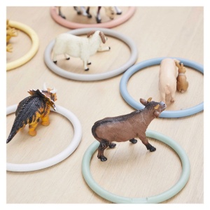 Inele de activitati, 6 buc, nordic colors, GONGE (GON2890)