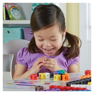 MathLink, set cuburi interconectabile cu activitati, culoare: Multicolor, dimensiune: un cub: 2x2x2 cm – fotografie produs