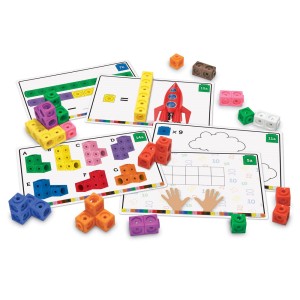 MathLink, set cuburi interconectabile cu activitati, culoare: Multicolor, dimensiune: un cub: 2x2x2 cm – fotografie produs