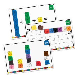 MathLink, set cuburi interconectabile cu activitati, culoare: Multicolor, dimensiune: un cub: 2x2x2 cm – fotografie produs