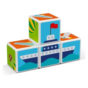 Geomag MAGICUBE Transport, puzzle magnetic, culoare: Multicolor, dimensiune: 21x17x7 cm – fotografie produs