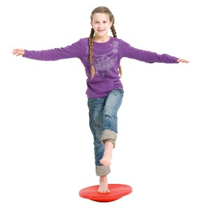 Disc de echilibru cu caneluri, GONGE, culoare: Rosu, dimensiune: diametru: 40 cm – fotografie produs